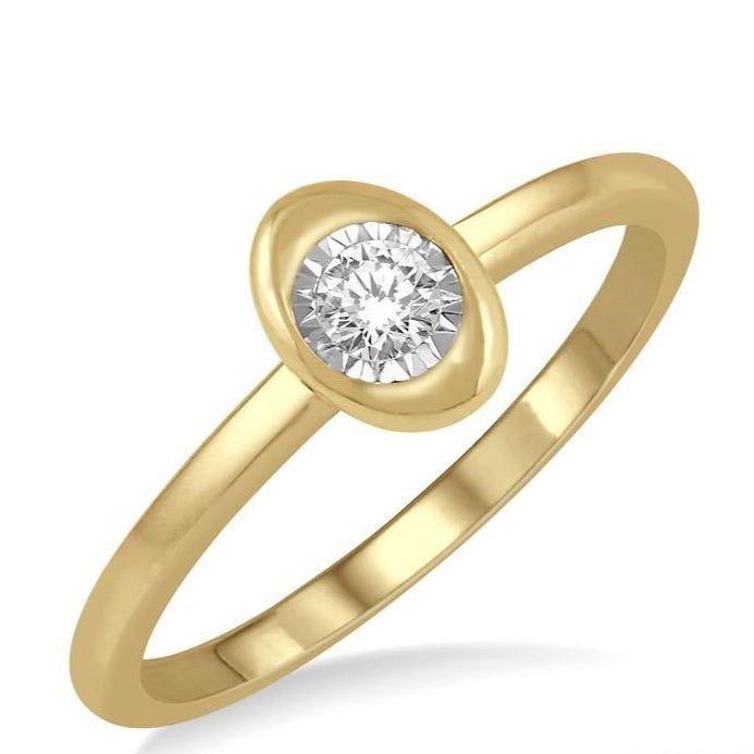 Parkplace Jewelers Stackable Oval Shape Diamond Promise Ring 11429PPTXYG