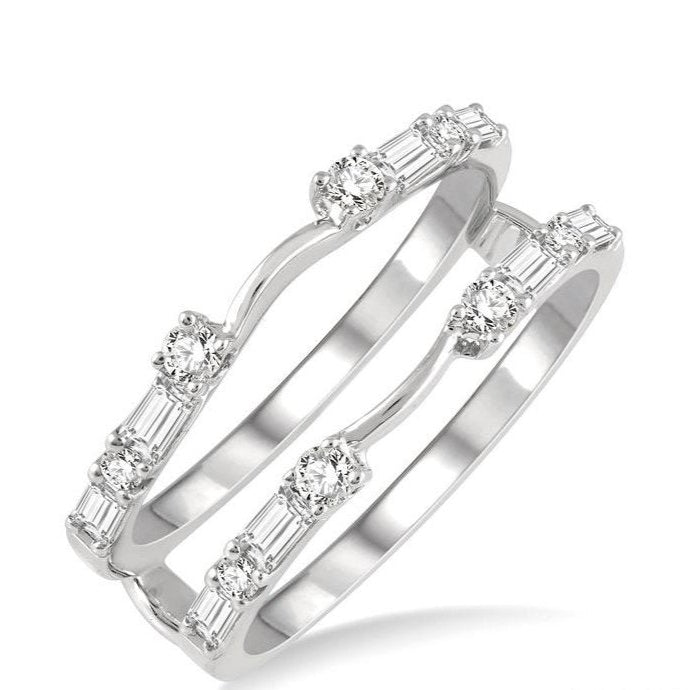 Parkplace Jewelers Baguette Diamond Insert Ring 29903PPFHWG