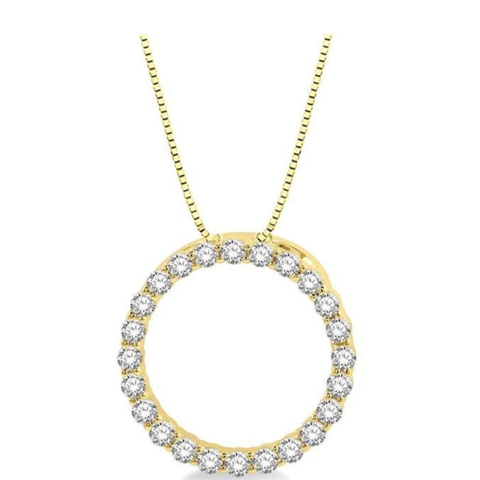 Parkplace Jewelers Circle Diamond Pendant 900H6PPFGPDYG