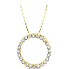 Parkplace Jewelers Circle Diamond Pendant 900H6PPFGPDYG