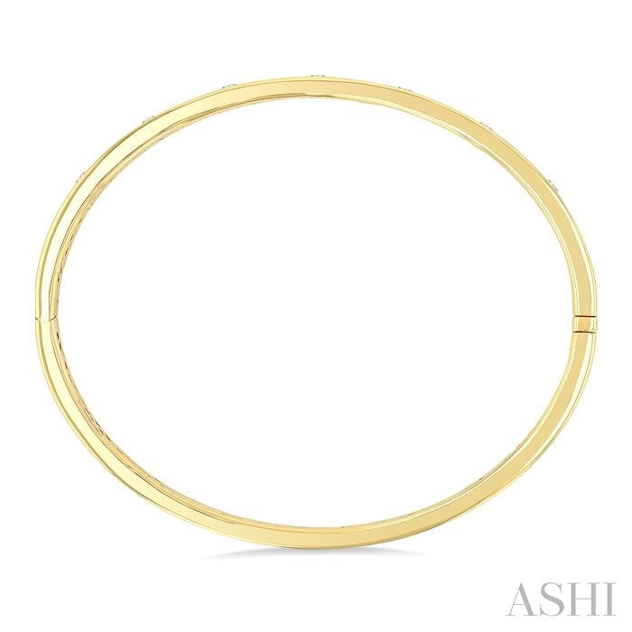 ASHI Flush Bezel Set Diamond Fashion Bangle 795E4PPFGYG