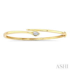 ASHI Pear Shape Diamond Fashion Bangle 795J5PPFGYG