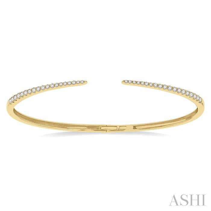 ASHI Claw Cuff Diamond Open Bangle 796D3PPFGYG