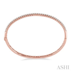 ASHI Stackable Diamond Bangle 79861PPFGPG-M