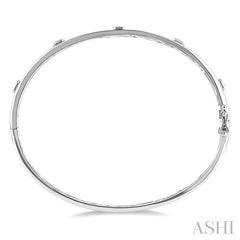ASHI Stackable Bezel Set Diamond Bangle 798D0PPFGWG-1.50
