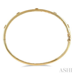 ASHI Stackable Bezel Set Diamond Bangle 798D0PPFGYG-1.50