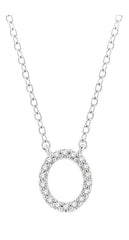 Parkplace Jewelers Block 'O' Initial Diamond Pendant 912F9PPFSPDWG-O