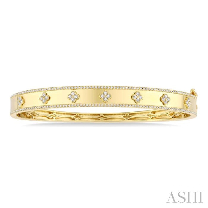 ASHI Clover Diamond Fashion Bangle 799FVPPFGYG