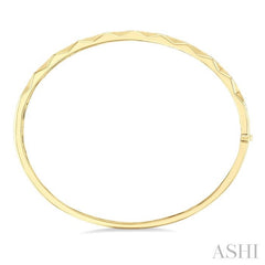 ASHI Geometric Shape Diamond Fashion Bangle 799GUPPTGYG