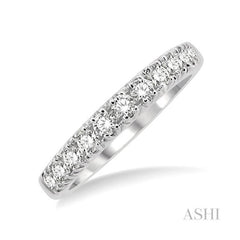 ASHI 11 Stone Diamond Wedding Band 33303PPFGWG