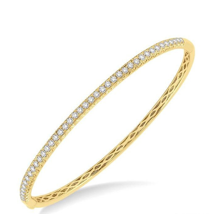 Parkplace Jewelers Stackable Diamond Bangle 79861PPFGYG-M