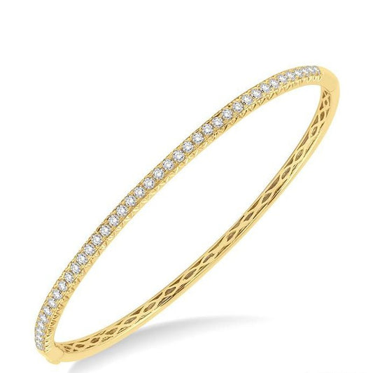 Parkplace Jewelers Stackable Diamond Bangle 79861PPFGYG-M