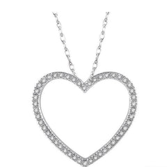 Parkplace Jewelers Heart Shape Diamond Pendant 93838PPTSPDWG