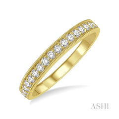 ASHI Diamond Wedding Band 33335PPFGYG