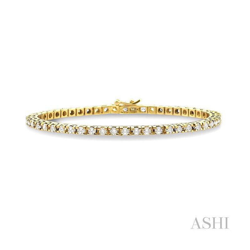 ASHI Diamond Tennis Bracelet 70164PPFGYG