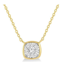 Parkplace Jewelers Cushion Shape Lovebright Essential Diamond Pendant 99800PPFHNKYW