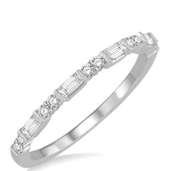 Parkplace Jewelers Baguette Diamond Wedding Band 32975PPFHWG