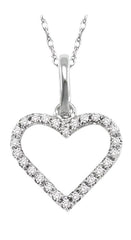 Parkplace Jewelers Heart Shape Diamond Pendant 93698PPTXPDWG