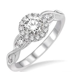 Parkplace Jewelers Round Shape Halo Diamond Engagement Ring 20993PPFHWG-LE