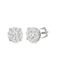Parkplace Jewelers Round Shape Lovebright Essential Diamond Stud Earrings 91758PPFGERWG
