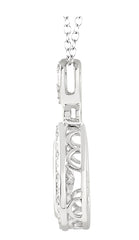 Parkplace Jewelers Silver Pear Shape Emotion Diamond Pendant 80058PPSXSLPD