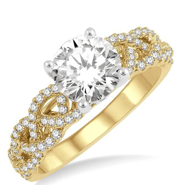 Parkplace Jewelers Round Shape Semi-Mount Diamond Engagement Ring 203J5PPFVYW-SM