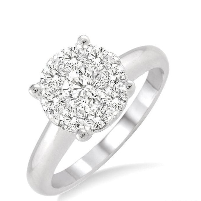 Parkplace Jewelers Round Shape Lovebright Essential Diamond Ring 36901PPFVWG