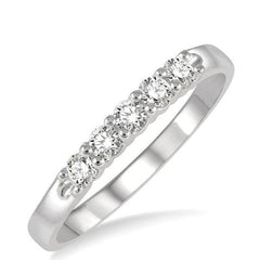 Parkplace Jewelers Round Shape 5 Stone Diamond Wedding Band 33346PPFGWG