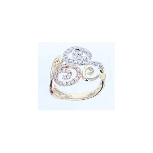 Le Vian 14K Tri Color Gold Ring TRKN 37