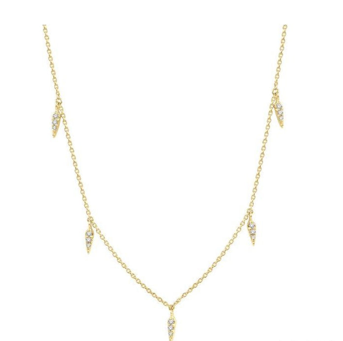 Parkplace Jewelers Diamond Icicle Station Necklace 995B0PPFGNKYG