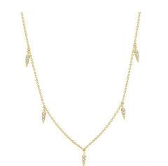 Parkplace Jewelers Diamond Icicle Station Necklace 995B0PPFGNKYG