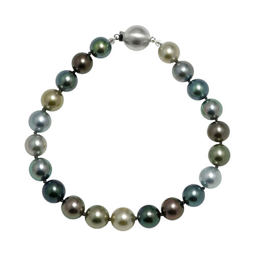 Parkplace Pearls 14KT White Gold Tahitian Pearl Bracelet 810MTPAB/075