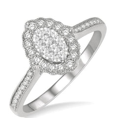 Parkplace Jewelers Oval Shape Halo Lovebright Diamond Ring 376B5PPFGWG