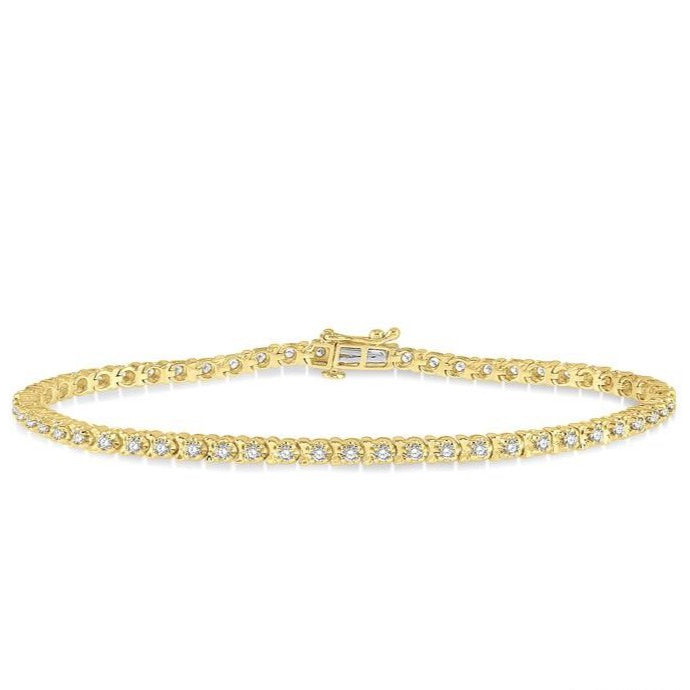 Parkplace Jewelers Tulip Diamond Tennis Bracelet 70241PPFGYG