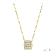 ASHI Petite Diamond Fashion Pendant 647A8PPFSPDYG