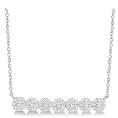 Parkplace Jewelers Bar Lovebright Essential Diamond Necklace 992FHPPFHNKWG