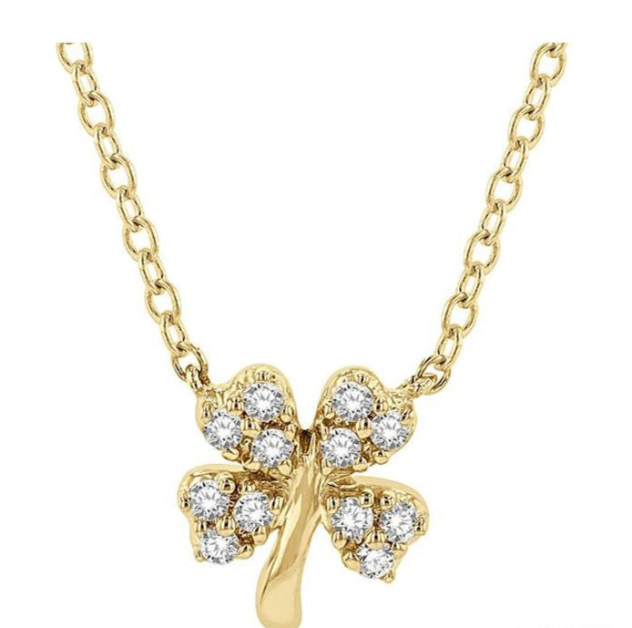 Parkplace Jewelers Clover Petite Diamond Fashion Pendant 644B8PPTSPDYG