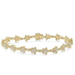 Parkplace Jewelers Flower Diamond Fashion Bracelet 70121PPFHYG