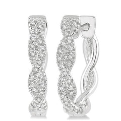 Parkplace Jewelers Diamond Hoop Earrings 631A7PPTSERWG