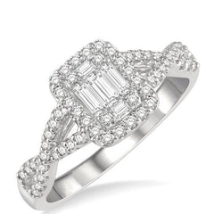 Parkplace Jewelers Halo Fusion Diamond Engagement Ring 291F3PPFVWG