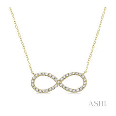 ASHI Infinity Diamond Pendant 994J1PPFGNKYG