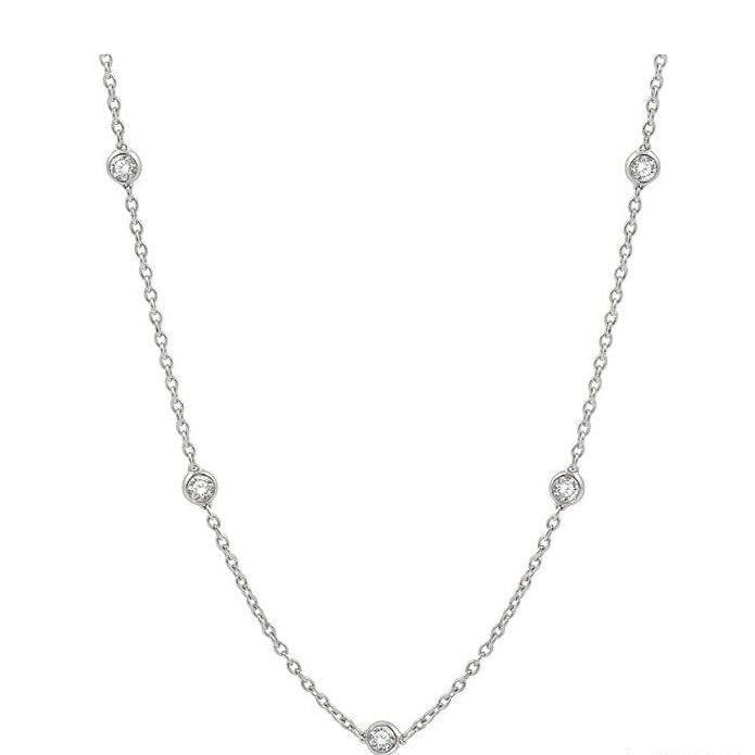 Parkplace Jewelers Diamond Station Necklace 990A1PPFHNKWG