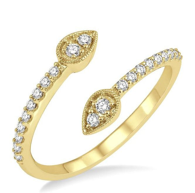 Parkplace Jewelers Pear Shape Diamond Fashion Open Ring 360C7PPTGYG