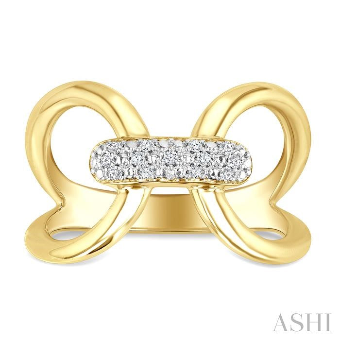ASHI Gold Vermeil Bold Diamond Fashion Ring 85479PPSSSLRG-GV