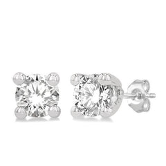 Parkplace Jewelers Round Shape Diamond Stud Earrings 66309PPFGERWG