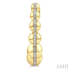 ASHI Gold Vermeil Bold Half Hoop Fashion Earrings 85869PPSSSLER-GV