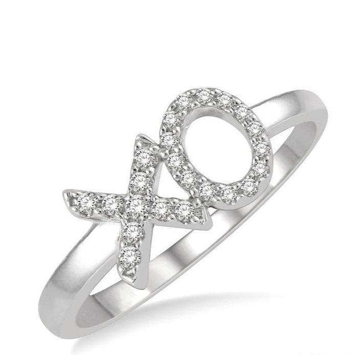 Parkplace Jewelers Stackable X & O Petite Diamond Fashion Ring 387E8PPTSWG