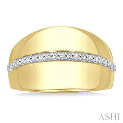ASHI Gold Vermeil Bold Diamond Fashion Ring 85928PPSSSLRG-GV