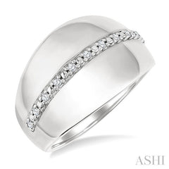 ASHI Silver Bold Diamond Fashion Ring 85928PPSSSLRG