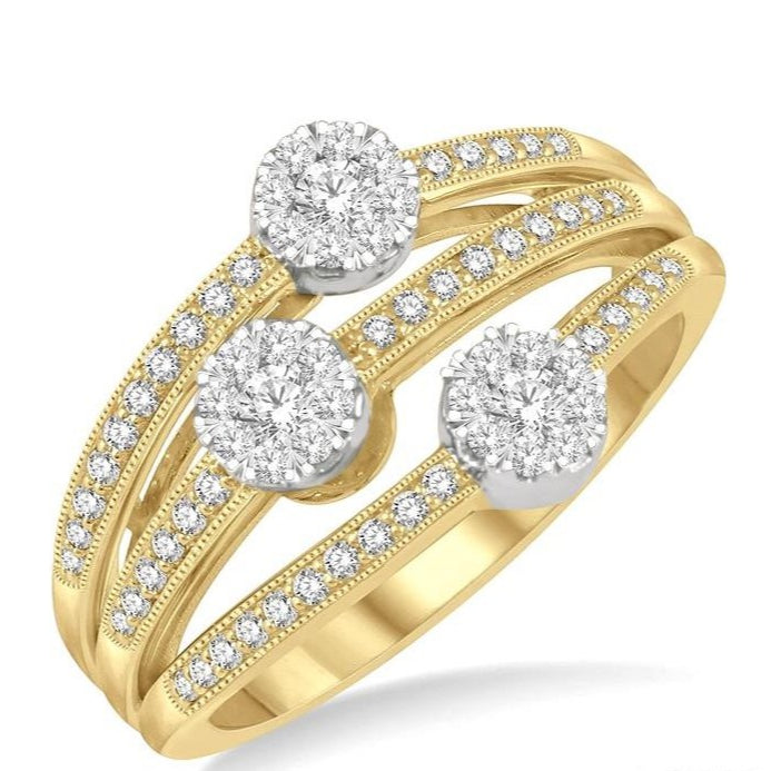 Parkplace Jewelers Round Shape Lovebright Diamond Fashion Ring 361N4PPFHYG